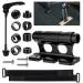 Nizirioo bicycle fork holder with quick tensioner: aluminum alloy bicycle roof rack fork holder quick tensioner bicycle plug -axis adapter with 4 pairs of side cover for bicycle racing bike
