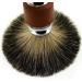 1Pcs Pure Hair Beard Brush - Men's Shaving Brush with Wooden Handle for Perfect Grooming & Styling - Buy Online on SooperMarket.com
