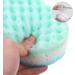 Supvox Bath Sponge Stool - 3 Pack Massager & Scrubber Pad for Peeling Skin | Yellow Red Blue | Perfect for Men & Women - Buy Online on SooperMarket.com