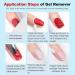 LOUINSTIC Gel Nail Polish Remover Kit - Quick 2-5 Min Removal Cuticle Oil Latex Tape & Manicure Tools for Perfect Nails - Fast International Shipping - Buy Online on SooperMarket.com