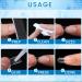 Oval Nail Tips - Ejiubas 505Pcs Clear Pre-Buff Fake Nails with Glue & Case | Natural Medium Oval Extension Kit - Buy Online on SooperMarket.com