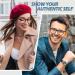 Shop Happy Store CN81 Large Oversized Bold Frame UV 400 Clear Lens Horn Rimmed Glasses - Black Brown Transparent | International Shipping Available - Buy Online on SooperMarket.com