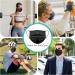 Assacalynn Disposable Face Masks 4 Layers - 2022 Upgrade, 50PCS Black Mask with White Inside - Breathable, Comfortable Flat Elastic Ear Bands - Pack of 50 - Buy Online on SooperMarket.com