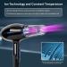Cliplanyard Ionic Hairdryer 1200W AC Black Professional Hair Dryer Motor Fast Drying Salon with 2 Speed 3 Heat Setting Cool Button Diffuser Nozzle Concentrator Comb for Curly and Straight - Buy Online on SooperMarket.com