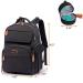 Diaper Bag Backpack  BabbleRoo Unisex Baby Bags with Changing Pad  Pacifier Case & Stroller Straps  Multifunction Waterproof Travel Back Pack for Boys Girls  Black - Buy Online on SooperMarket.com