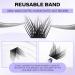 8 Styles 0.07mm D Curl Cluster Lash Extensions 12mm DIY Individual Eyelashes - RR-12mm 8Type Clusters-0.07-D - Buy Online on SooperMarket.com