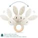 Artestar Greifling Baby Rassel & Bei ring - Eco-Friendly Wooden Baby Toy Gift (Beige Hase) for Newborns - International Shipping - Buy Online on SooperMarket.com
