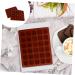 Mikinona 2pcs Chocolate Mold Ice Cube Silicone Molds Jellybeans Candy Ice Mold Baking Mold Letter Ice Maker - Buy Online on SooperMarket.com