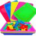 10 Pack Activity Plastic Art Trays,14 * 10 Inch Art Trays for Arts and Crafts,Multicolor Plastic Art Trays for DIY Projects,Beads,Painting,Jewelry 14 x 10 x 1.2 inch