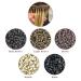 500Pcs 4mm Black Silicone Lined Micro Ring Beads for Hair Extensions - 5 Colors - Vlasy - Buy Online on SooperMarket.com