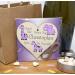 Personalised Wooden Hanging Heart Plaque - Be Brave, Dream Big, Be Yourself | Lilac Safari Animals Nursery Wall Decor - Buy Online on SooperMarket.com
