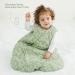 Looxii 3.5 TOG 100% Cotton Baby Sleeping Bag | Newborn Sleepsack for Boys and Girls 12-18 Months | Soft Wearable Blanket | Green Leaf Design - Buy Online on SooperMarket.com