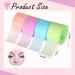 Breathable Microporous Lash Tape for Extensions - 4 Rolls, 0.98 inch x 3.9 Yard, Pink Blue Purple Green - Eyelash Extension Supplies - Buy Online on SooperMarket.com
