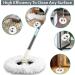 6 Pack Washable Microfiber Spin Mop Refill Heads Compatible with Hurricane Mopnado Spin Mop for Home, Office, and Commercial Use - Buy Online on SooperMarket.com