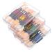 NOLITOY 30pcs Disposable Dual-headed Sticks Practical Sponge Double-headed Eyeshadow Convenient Brush