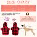 Frienda Plaid Dog Hoodie with Hat - Warm Winter Pet Clothes for Small Medium Puppy (Medium) - Buy Online on SooperMarket.com