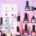 Saviland Gel Nail Polish Kit - 33PCS Soak-off UV LED French Manicure Set with Base, Top Coat - 30 Colors, Beauty Gift for Girls - Buy Online on SooperMarket.com