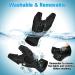 Hinshark LED Flashlight Gloves - Rechargeable Fishing Gifts for Men Cool Tools & Gadgets for Him Birthday, Father's Day, Boyfriend, Husband - Black - Buy Online on SooperMarket.com