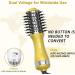 Travel Blow Dryer Brush - Dual Voltage Compact Mini Hot Air Brush for Portable Styling | 2-Inch One Step Hair Dryer & Volumizer - Buy Online on SooperMarket.com
