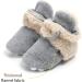TMEOG Baby Booties Slippers | Infant Boots for First Walking | Winter Sock Crib Shoes | Boys Girls 0-18 Months | Light Grey White Furry - Buy Online on SooperMarket.com