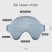 Freshme Mulberry Silk Cotton Sleep Mask | Fully Light Blocking Eye Cover for Side Sleepers | Adjustable Elastic | Comfortable Blinder for Travel, Nap, Yoga | Men & Women - Buy Online on SooperMarket.com
