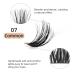 72 Pcs DIY C Curl Lash Clusters 8-16mm | Reusable Individual Cluster Lashes for Professional Makeup - Buy Online on SooperMarket.com
