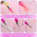 Bewudy 3 Pcs Nail Rhinestone Picker Dotting Pen Set | Dual-ended Wax Pencil Tool for Nail Art DIY Decoration | Jewelry Dotting Pen in Blue Pink Purple - Buy Online on SooperMarket.com