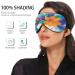 Haskirky Light Blocking Eye Mask - Adjustable Breathable Travel Mask for Deep Sleep - Men & Women - Office Yoga Meditation Mask - Watercolor Bird Design - Buy Online on SooperMarket.com