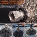 7-Piece Bike Tools Set with Multi Cassette Removal Tool, Chain Whip, Crank Puller, and Spanner - Portable Emergency Accessories Kit - Buy Online on SooperMarket.com
