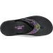 SOLLBEAM Women's Orthotic Comfort Flip Flops with Arch Support & Heel Cup - Black Reflective - Size 9 - Buy Online on SooperMarket.com
