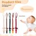 Symbolife Handmade Braided Cotton Pacifier Clip for Boys and Girls - Unisex Baby Shower and Birthday Gift - Mixed Color 2 - Buy Online on SooperMarket.com