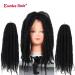 18 Inch Eunice Hair 3 Packs Synthetic Marley Braid Extensions - Afro Kinky Bulk Twist Crochet Braids #1B 46cm - Buy Online on SooperMarket.com