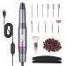 Nail milling mills for Geln gel 20 000 rpm Yafex 11 in 1 milling nails for gel nails with professional nail milling cutters manicure pedicure set electrical nail file for gelails and acrylic nails gray