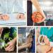 Gel Toe and Finger Cap Protectors - 5 Pairs for Missing or Ingrown Toenails, Corns, Blisters, Hammer Toe Relief - Buy Online on SooperMarket.com