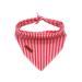 lionet paws Dog Bandana Headscarves Dog Scarf Triangle Scarf Red&White Striped SS (Pack of 1) Red&White Striped