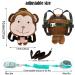 4 in 1 Backpack Leash for Toddlers with Anti Lost Wrist Link  Cute 3D Toddler Harness Backpack  Child Harnesses Leashes for Walking for Boys Girls (Monkey) - Buy Online on SooperMarket.com