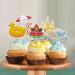 Mulukaya 24Pcs Summer Beach Themed Cupcake Toppers Sun Hat Surfboard Watermelon Goggles Treat Cake Picks for Pool Beach Hawaii Surfing Birthday Wedding Travel Vacation Party Decorations - Buy Online on SooperMarket.com