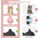 Lafayi 2 Pack Cat Collar with Bell & Reflective GPS Tracker | Personalized Pink Airtag Case & Safety Clasp | International Shipping Available - Buy Online on SooperMarket.com