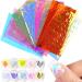 Dornail Aurora Nail Foil 11 Sheets - Holographic Broken Glass Paper Stickers for DIY Nail Art Decoration - Women and Girls - Buy Online on SooperMarket.com