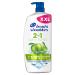 Head & Shoulders 2-in-1 anti-dandruff shampoo and rinsing (900 ml) women and men hair care combination anti-hair loss against itchy scalp greasy hair Apple Fresh