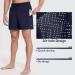 BALEAF Men's 5 Inch Swim Trunks with Compression Liner, Quick Dry 2-in-1 Shorts, Large - Dark Blue - Buy Online on SooperMarket.com