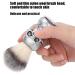 Buy Men's Nylon Wool Shaving Brush | Skull Handle Razor Foam Brush | Ideal for Salon & Travel - Silver - Buy Online on SooperMarket.com