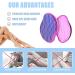 Crystal Hair Eraser Painless Hair Removal Tool Magic Nano Crystal Hair Eraser Painless Hair Remover for Men & Women Physical Epilator Apply to Any Part of Body Fast & Easy Hair Removal (Rose) - Buy Online on SooperMarket.com
