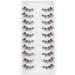 3D false eyelashes natural eyelashes pure handmade natural look fluffy artificial eyelashes multipack strip lashes 10 pairs (CW2)