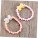 Shop Toyandona 6-Pack Colorful Baby Girl Bracelets - Candy-Colored Party Accessories for Little Princesses - Buy Online on SooperMarket.com