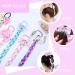 Set Of 8 Colorful Braid Hair Ties Ponytail Elastic Bands Bow Ties Colorful Synthetic Wigs Hair Accessories For Girls Suitable For Prom Party Cosplay - Buy Online on SooperMarket.com
