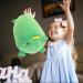 JUNERAIN Super Soft Frog Plush Stuffed Animal 35cm Emerald Green - Adorable Frog Squishy Hugging Pillow Toy for Kids - Cuddly Frog Decoration - Buy Online on SooperMarket.com
