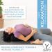 Restorative Yoga Bolster Set | 100% Cotton Pillow with Extra Cover & Carry Bag | GAYO Travel Size (18 x 11 x 6.5 in) - Buy Online on SooperMarket.com