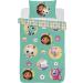Coco Moon Gabby's Dollhouse Soft Reversible Bedding Set for Toddlers - Single Size Duvet Cover and Pillow - Ideal Prime Gift - Buy Online on SooperMarket.com