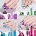 Miiro Glitter Nail Polish Glitter Nail Polish Glimmer Varnish Shiny Shimmer Manicure Varnish 6 Colours - Buy Online on SooperMarket.com
